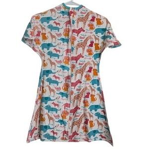 Sleeping Baby Zipadee Zip Pink Blue Animals Transition Sleep Sack Medium 6-12 m